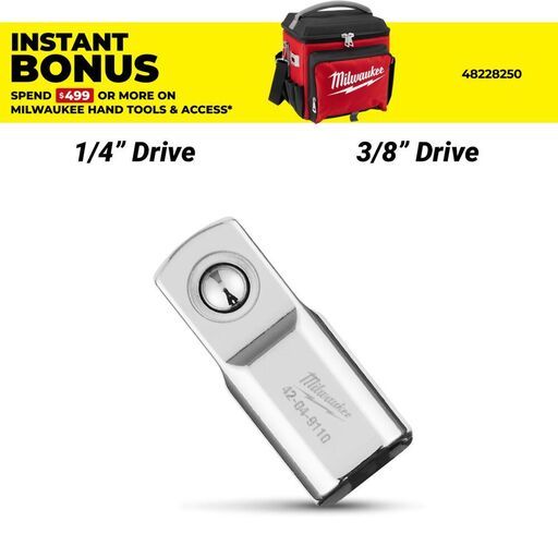 Milwaukee 42049110 1/4" F Drive x 3/8" M Drive Adaptor