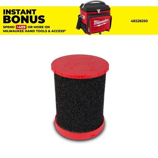Milwaukee 49901990 Wet/Dry Vacuum Wet Foam Filter