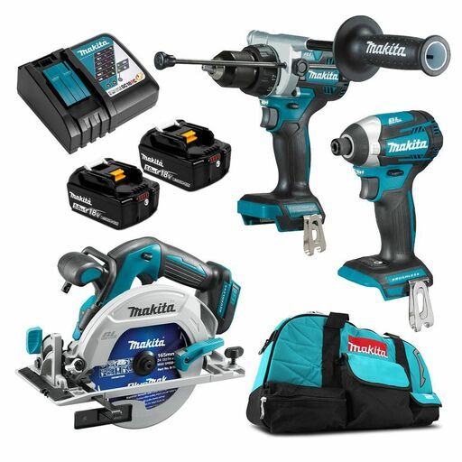 Makita DLX3169TX1 18V 5.0Ah Li-ion Cordless Brushless 3pce Combo Kit