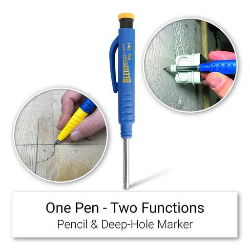 Bleispitz 1478 2-in-1 Dry Deep Hole Marker with 6pce Lead Refills – image 2