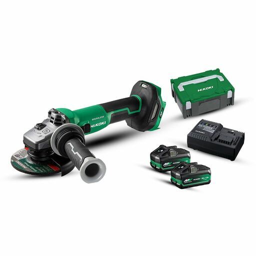 HiKOKI G3613DVE(HRZ) 36V Li-ion Cordless Brushless 125mm (5") Angle Grinder with Slide Switch Combo Kit – image 2