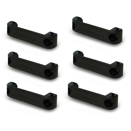 StealthMounts BB-PL-BLK-6 6-Pack Universal Bench Belt+ Mount - Black – image 2