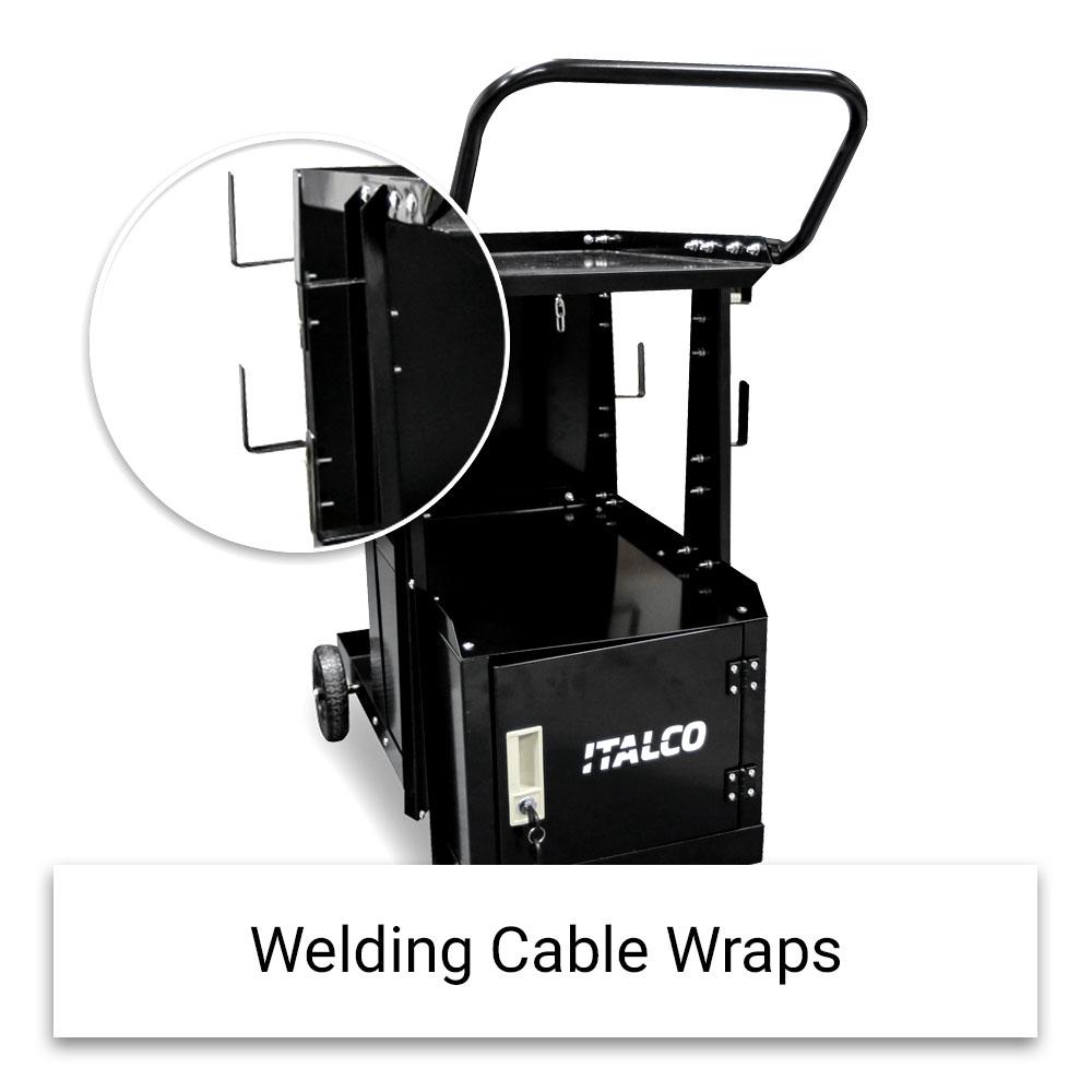 Italco ICART Heavy Duty MultiPurpose 2 Tier Welding Trolley Cart