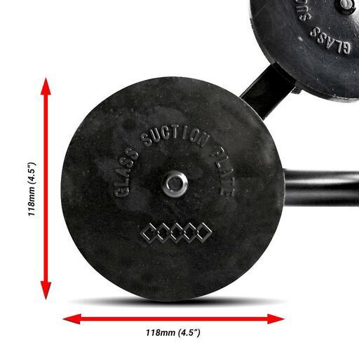 Milano MSC45 118mm (4-1/2") 80kg Iron Triple Suction Cup – image 4