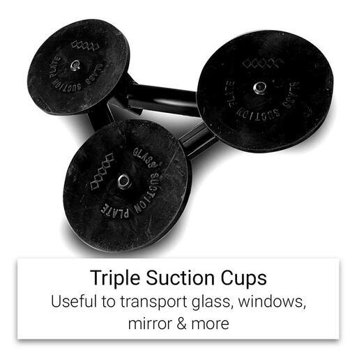 Milano MSC45 118mm (4-1/2") 80kg Iron Triple Suction Cup – image 2
