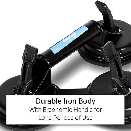 Milano MSC45 118mm (4-1/2") 80kg Iron Triple Suction Cup – image 6