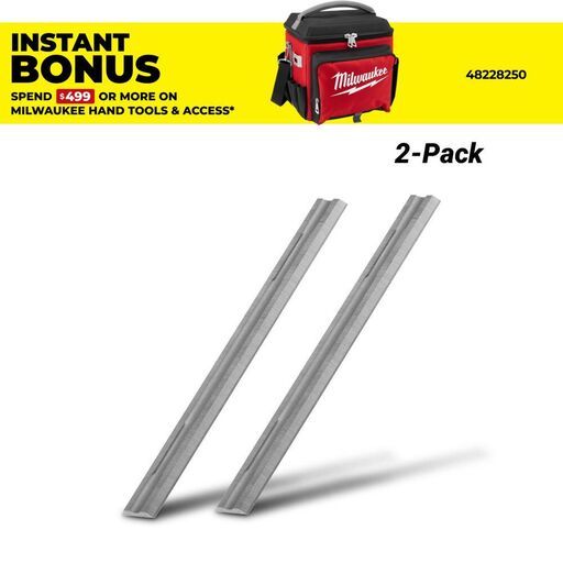 Milwaukee 48382005 2-Pack 56mm (2") Carbide Planer Blades