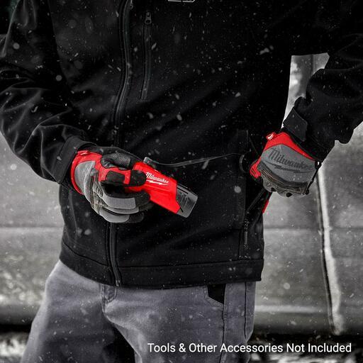 Milwaukee M12THJBLACK0 12V Li-ion Cordless TOUGHSHELL™ Black Heated Jacket - Skin Only – image 12