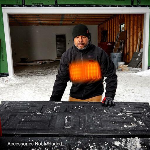 Milwaukee M12THJBLACK0 12V Li-ion Cordless TOUGHSHELL™ Black Heated Jacket - Skin Only – image 13