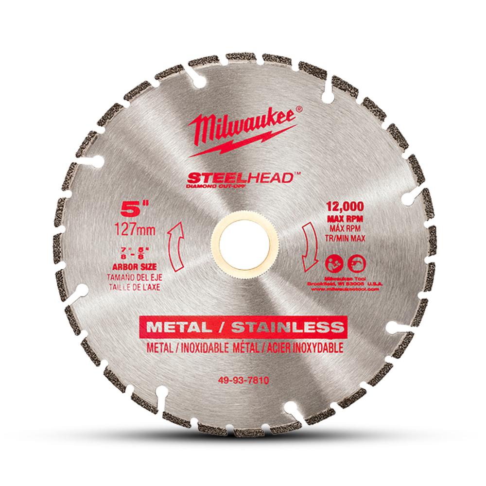 Milwaukee 49937810 125mm (5") Steelhead Diamond Cut-Off Blade – image 4