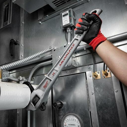 Milwaukee 48227182 Offset Pipe Wrench 609mm (24") Aluminium – image 4