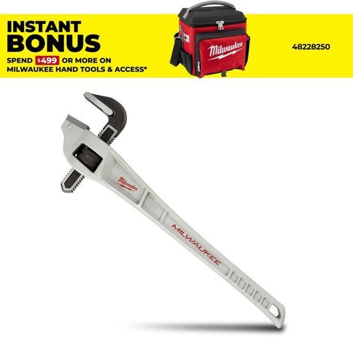 Milwaukee 48227182 Offset Pipe Wrench 609mm (24") Aluminium
