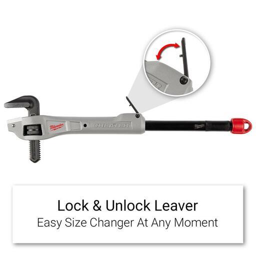 Milwaukee 48227322 Offset Pipe Wrench CHEATER Aluminium – image 4