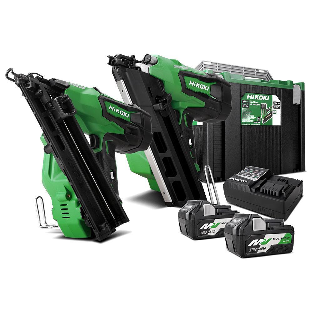 Hikoki nail outlet gun set