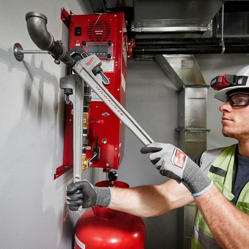 Milwaukee 48227215 355mm (14") Aluminium Pipe Wrench with POWERLENGTH Handle – image 5