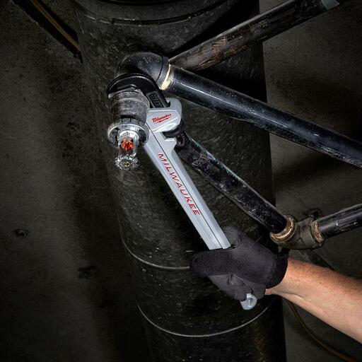 Milwaukee 48227213 255mm (10") Aluminium Pipe Wrench with POWERLENGTH Handle – image 5