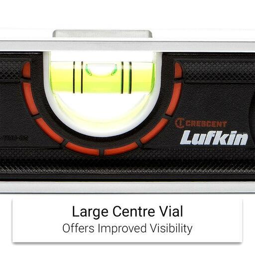 Lufkin LTLA1100-02 225mm (9") Aluminium Torpedo Level – image 3