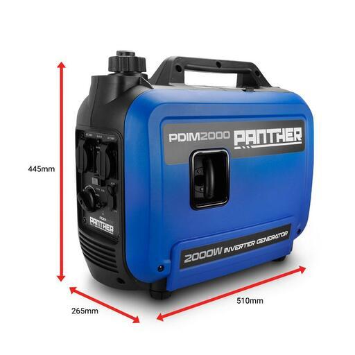 Panther PDIM2000 2000W 4-Stroke Inverter Petrol Generator – image 3
