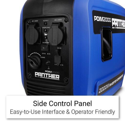 Panther PDIM2000 2000W 4-Stroke Inverter Petrol Generator – image 5