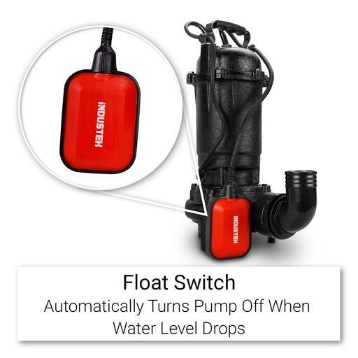 Industek INP750 1.0HP (0.75kW) 50mm (2") Submersible Dirty Water Pump with 2" Camlock – image 5