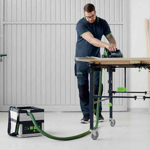 Festool CTMC SYS HPC 4,0 I-Plus (576942) 36V 4.0Ah (18V x 2) Li-ion Cordless Mobile M-Class Dust Extractor Combo Kit – image 5