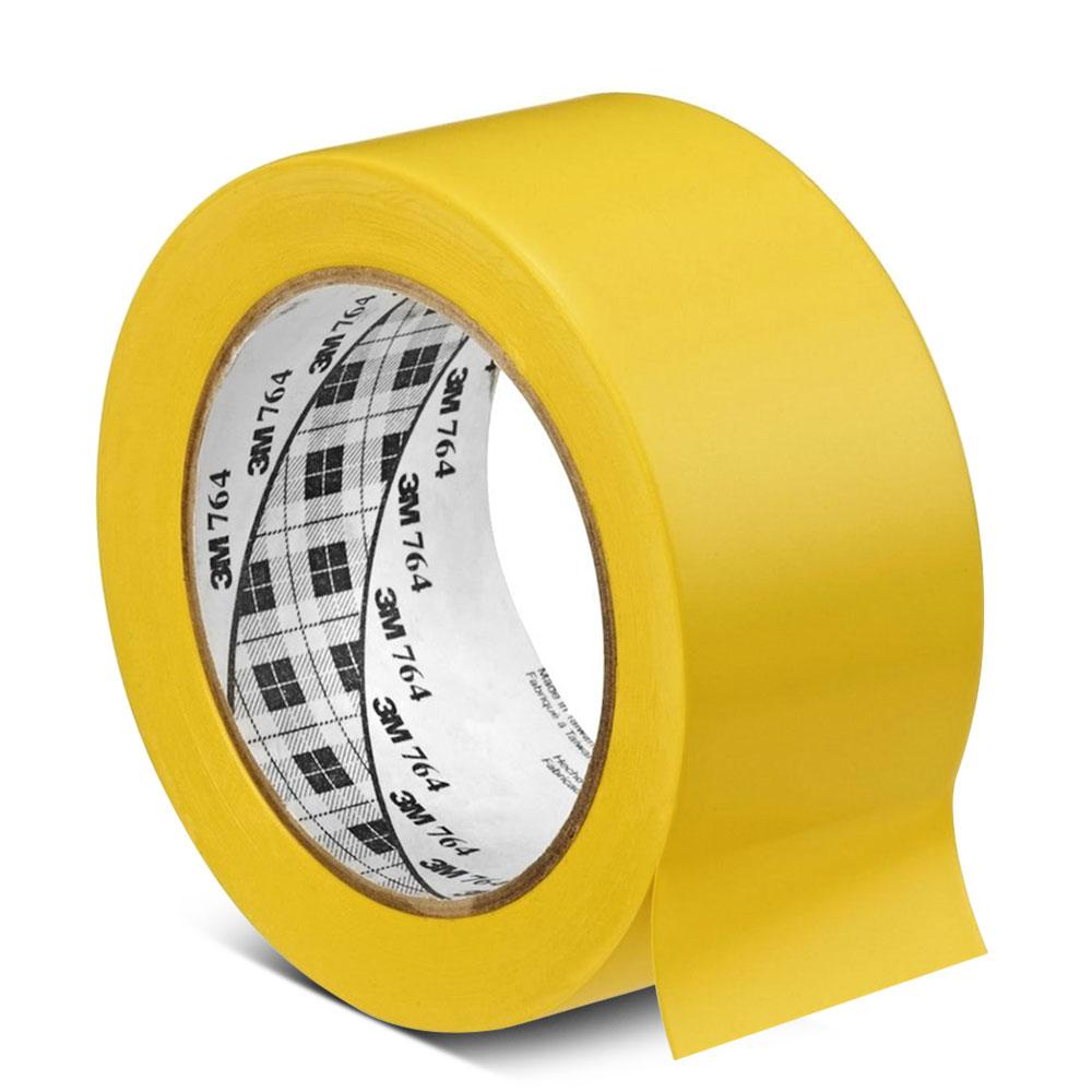 3M 7000123863 (70006279320) 25mm x 33m 764 Yellow General Purpose Vinyl Tape – image 2