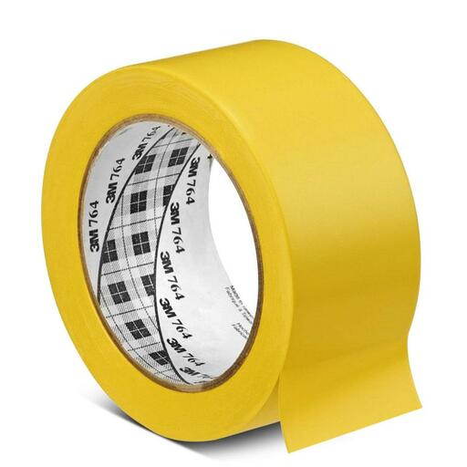 3M 7000123863 (70006279320) 25mm x 33m 764 Yellow General Purpose Vinyl Tape – image 2
