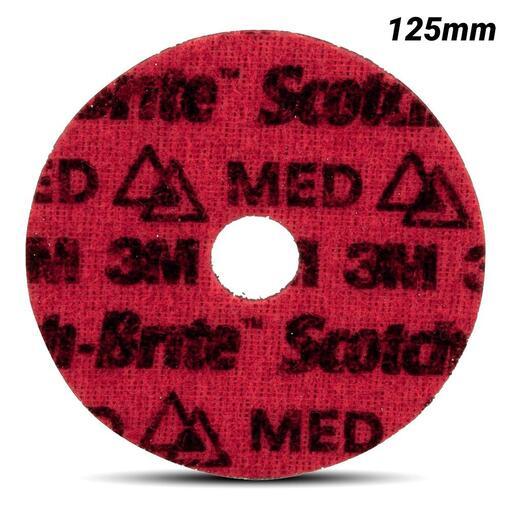 3M 7100263890 (61500407772) 125mm (5") Scotch-Brite Medium Surface Conditioning Disc
