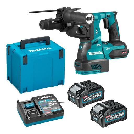 Makita HR002GM201 40V 4.0Ah Max XTG Li-ion Cordless Brushless Quick Change Chuck Rotary Hammer Combo Kit