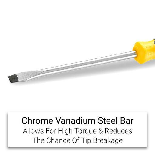 Stanley STHT16149-0 8mm x 150mm Cushion Grip Flared Screwdriver – image 3
