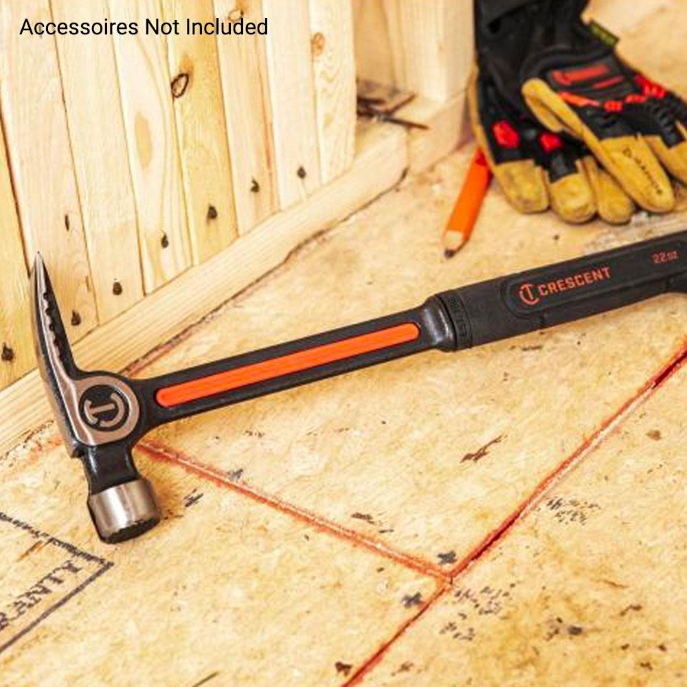 Crescent CHSFRM22R 22oz Steel Milled-Face Framing Hammer – image 10