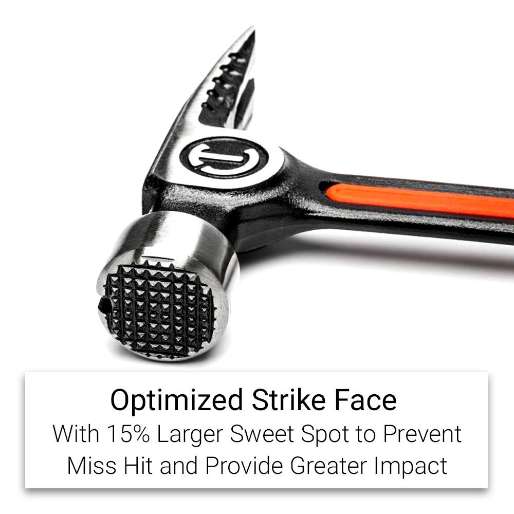 Crescent CHSFRM22R 22oz Steel Milled-Face Framing Hammer – image 5
