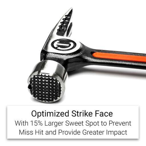 Crescent CHSFRM22R 22oz Steel Milled-Face Framing Hammer – image 5