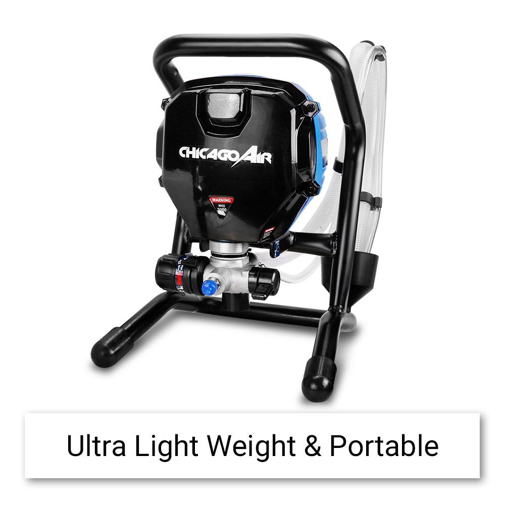 Chicago Air RP8626 750W Airless Spray Gun With 7.6m Hose – image 2