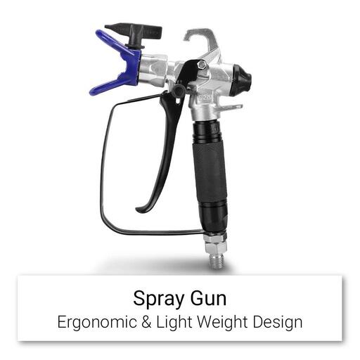Chicago Air RP8626 750W Airless Spray Gun With 7.6m Hose – image 4