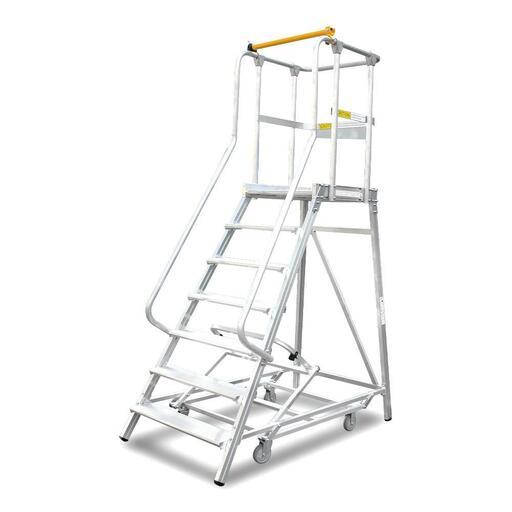 Climbrite CLIOP7 7 Step 200kg 2.68m Industrial Order Picker Platform Ladder