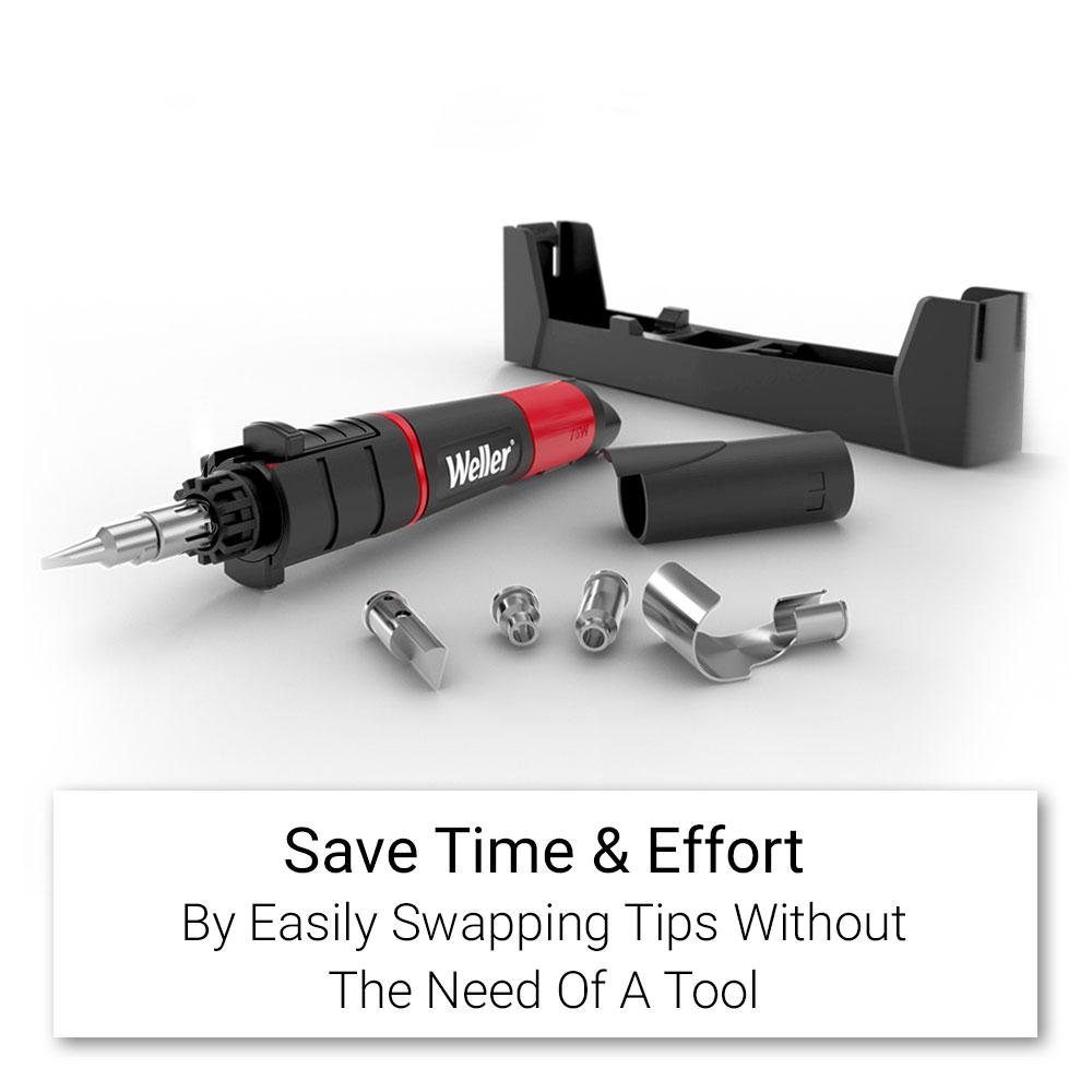 Weller WLBUK75 25W75W Butane Soldering Iron Kit