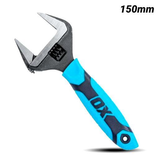 OX Tools OXP324606 150mm (6") Ultra Wide Jaw Adjustable Wrench