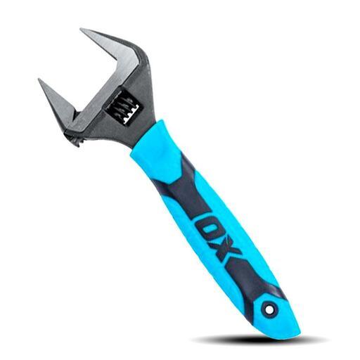 OX Tools OX-P324608 200mm (8") Ultra Wide Jaw Adjustable Wrench – image 2