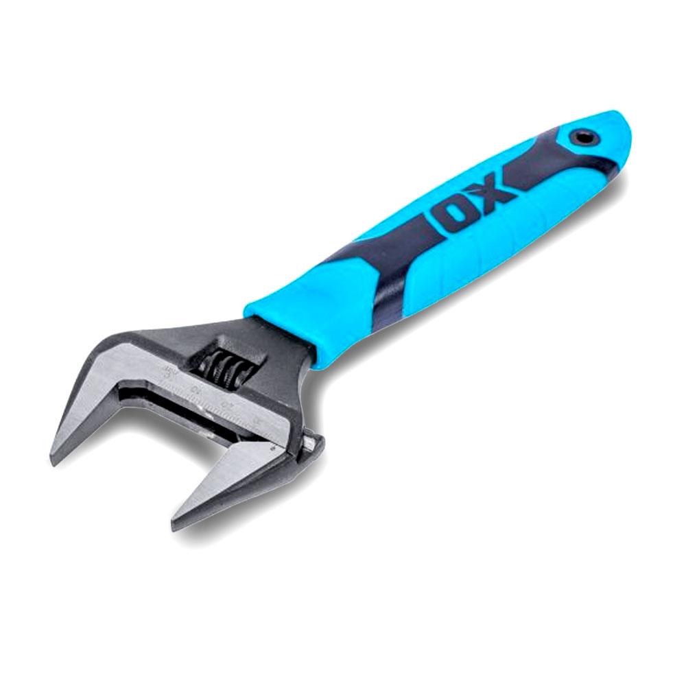 Ox Tools Ox P324608 200mm 8 Ultra Wide Jaw Adjustable Wrench