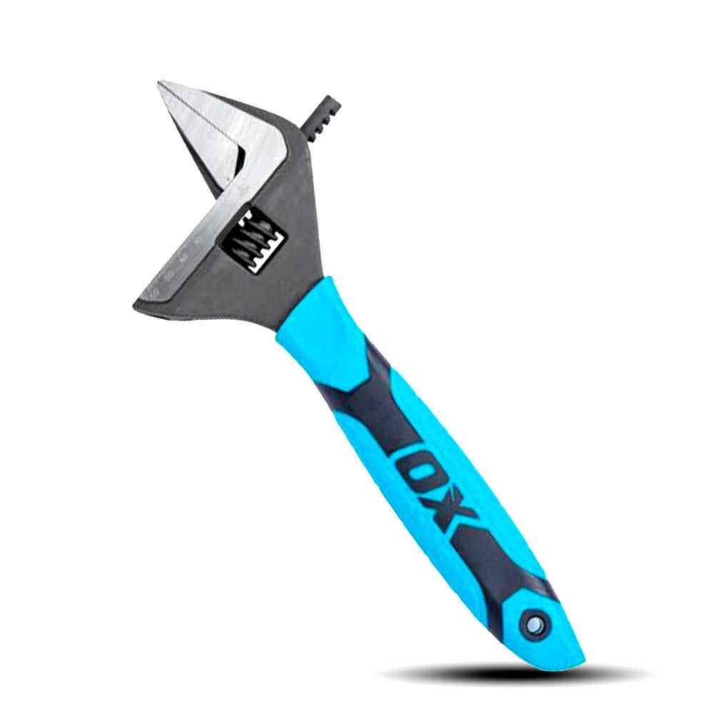 OX Tools OX-P324612 300mm (12") Ultra Wide Jaw Adjustable Wrench – image 3
