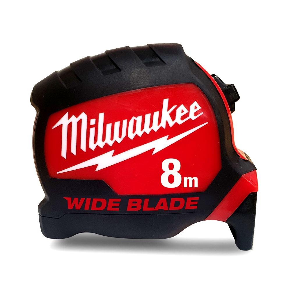 Milwaukee 48220208H 8M WIDE BLADE Horizontal Tape Measure – image 2