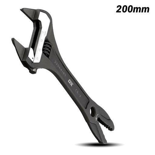 OX Tools OX-P560208 200mm (8") Slim-Jaw Adjustable Wrench