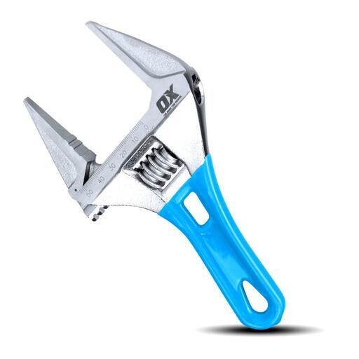 OX Tools OX-P560507 180mm (7") Extra Wide Jaw Adjustable Stubby Wrench – image 2