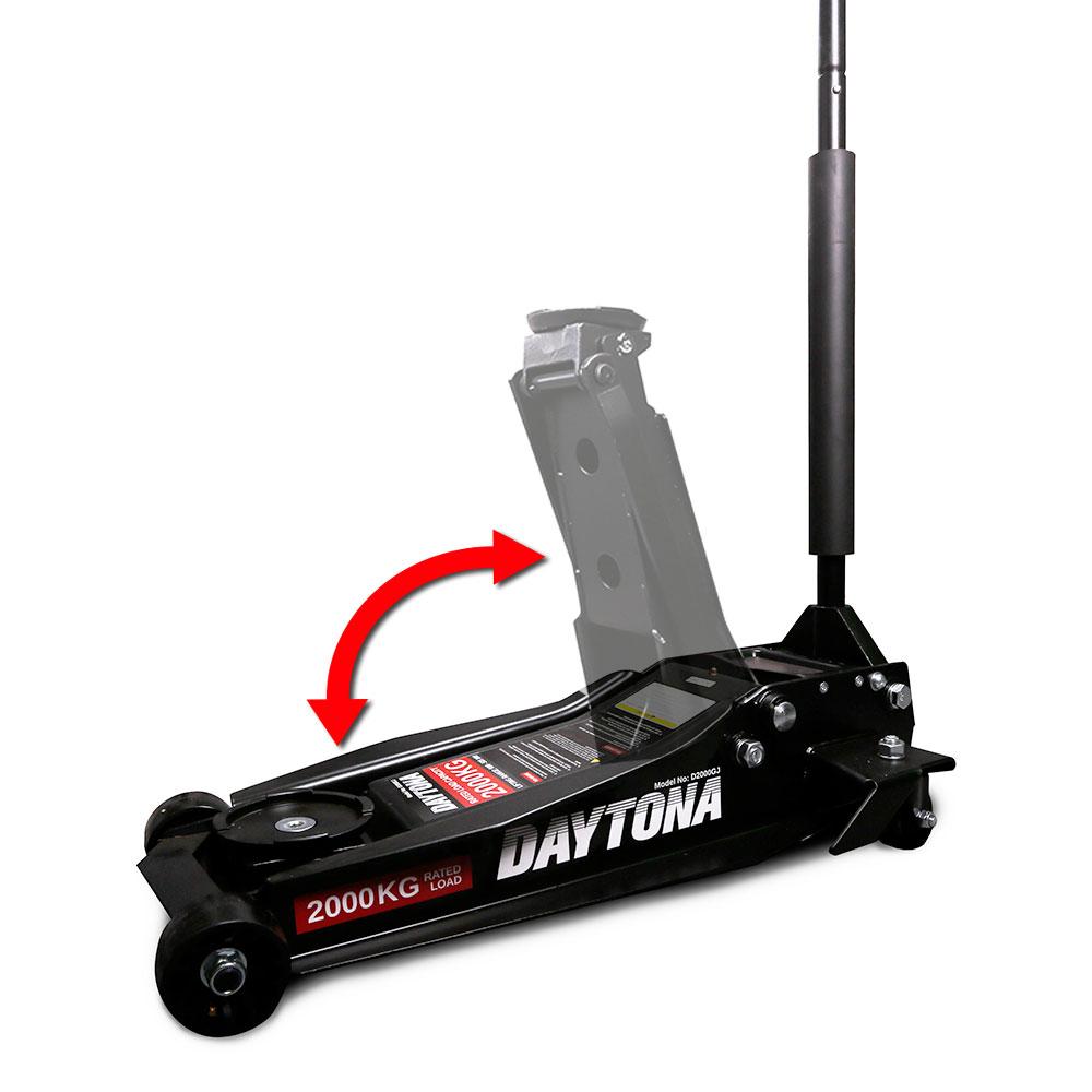 Daytona D2000GJ 2000KG Low Profile Dual Pump Garage Jack
