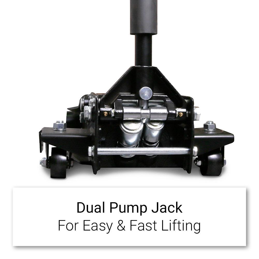 Daytona D2000GJ 2000KG Low Profile Dual Pump Garage Jack