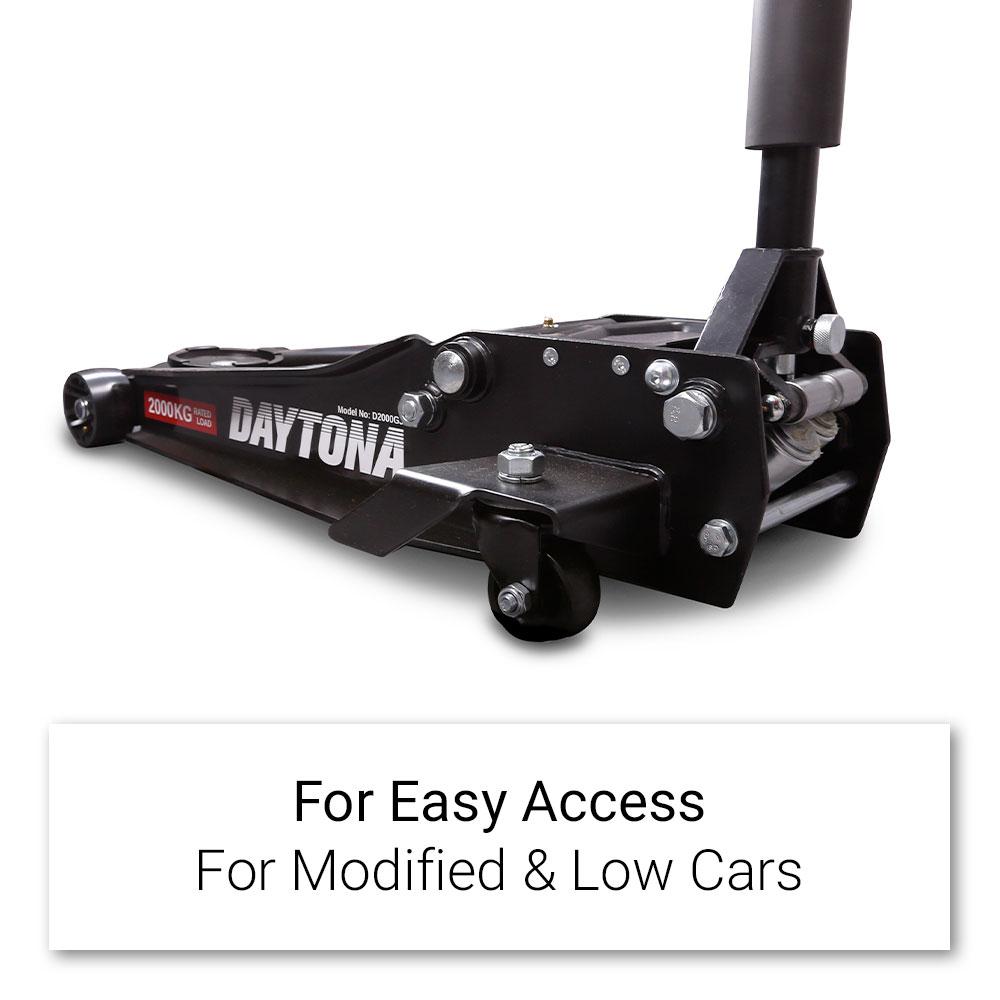 Daytona D2000GJ 2000KG Low Profile Dual Pump Garage Jack