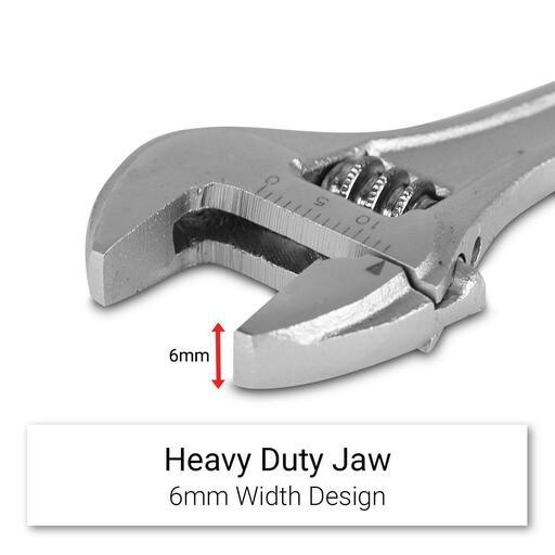 Daytona DAW100 100mm (4") Heavy Duty Adjustable Wrench – image 3