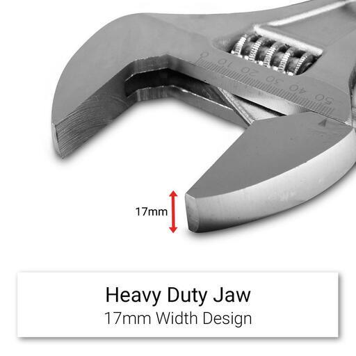 Daytona DTJ450 450mm (18") Heavy Duty Adjustable Wrench – image 3