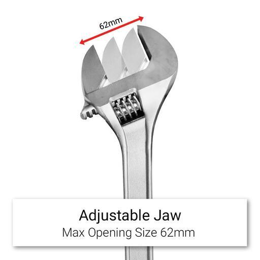 Daytona DTJ600 600mm (24") Thin Jaw Adjustable Wrench – image 2